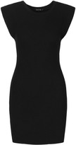 Thumbnail for your product : boohoo Ribbed Shoulder Pad Mini Bodycon Dress