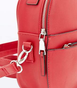 New Look Red Convertible Strap Micro Backpack