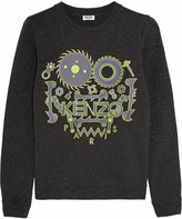 Thumbnail for your product : Kenzo Monster metallic cotton-blend sweatshirt