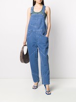 Thumbnail for your product : Isabel Marant Panelled Denim Dungarees