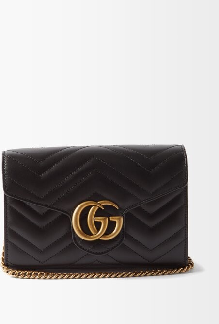 GG Marmont quilted leather cross-body bag | Gucci