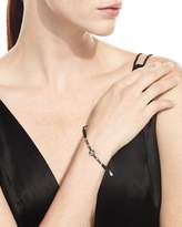 Thumbnail for your product : Pippo Perez Pull-Cord Bracelet with Black & White Diamond Rose in 18K White Gold