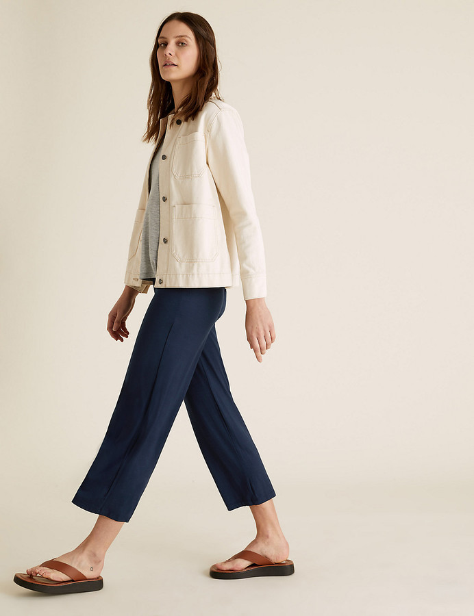 Marks and spencers cropped trousers Clearance