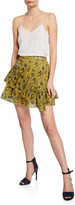 Thumbnail for your product : Derek Lam 10 Crosby Asymmetrical Ruffle Tulip Mini Skirt