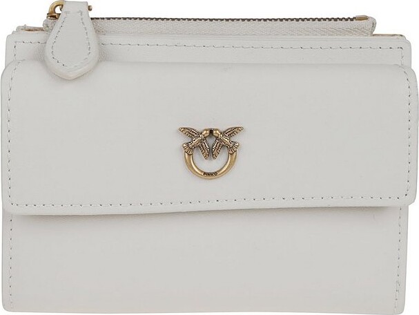 Pinko Love Compact Logo Plaque Small Wallet