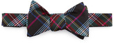 Thumbnail for your product : Ike Behar Plaid Bow Tie, Black