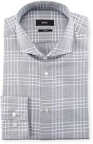 Thumbnail for your product : BOSS Jason Slim-Fit Large Plaid Cotton Dress Shirt