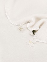 Thumbnail for your product : Cashmere In Love Cashmere Floral Embroidered Scarf