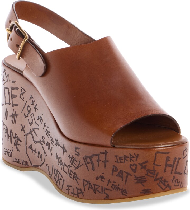 Chloé Maxime Platform Slingback Sandal