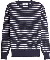 Thumbnail for your product : Ami Striped Wool Pullover