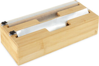 Home Expressions Bamboo Wrap Cutter and Dispenser Organizer