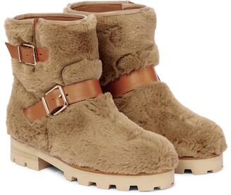 Jimmy Choo Youth II faux fur ankle boots