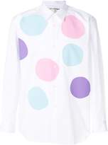 Thumbnail for your product : Comme des Garcons Shirt spotted long-sleeved shirt