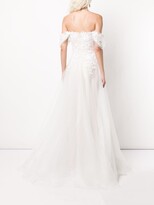 Thumbnail for your product : Tadashi Shoji Pierce floral-embroidery bridal dress