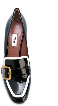 Bally buckled front pumps