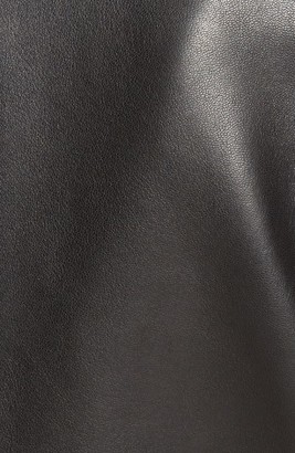 Versace Women's Asymmetrical Zip Leather Jacket