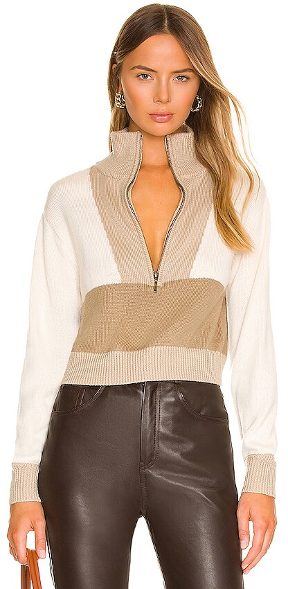 L'Academie Cheshire Half Zip Sweater