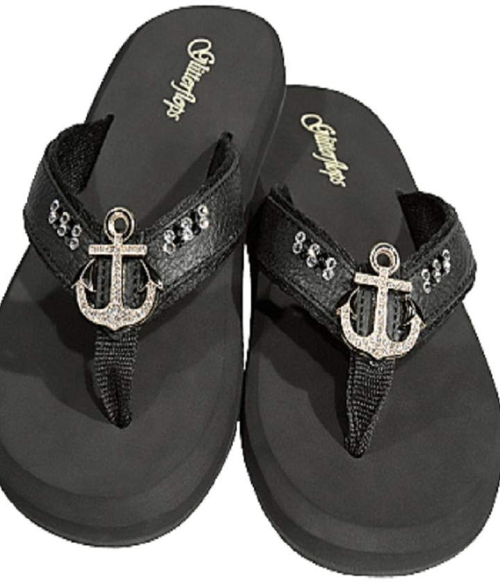Glitterflops Anchor Insignia Flipflops ShopStyle Sandals