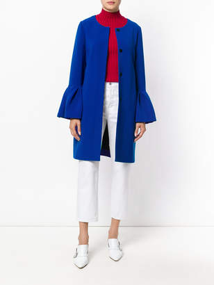 P.A.R.O.S.H. bell sleeved coat