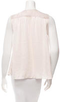 Thumbnail for your product : By Malene Birger Sleeveless Pleated Top