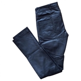 Thumbnail for your product : Vanessa Bruno Slim Cut Leather Trousers
