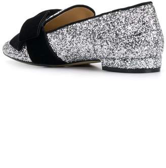 Emanuela Caruso glitter loafers
