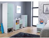 Thumbnail for your product : Lloyd Pascal Edison Metal Locker 1 Drawer Bedside Table - Duck Egg