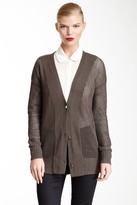 Thumbnail for your product : Robert Rodriguez Open Knit Long Cardigan