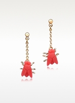 Thumbnail for your product : Les Nereides Bijoux Miniatures Fly Earrings