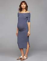 Thumbnail for your product : Isabella Oliver Off The Shoulder Maternity Dress