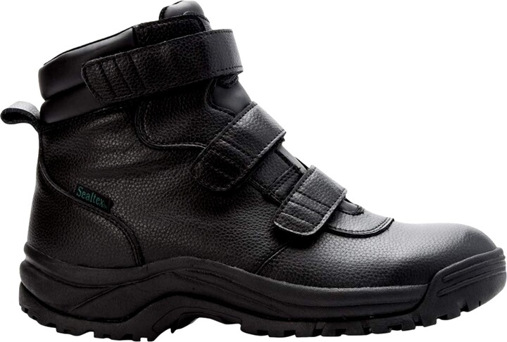 Propet Cliff Walker Tall Strap Black MBA033L-BLK Men's