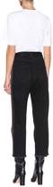 Thumbnail for your product : Alexander McQueen High-waisted cropped jeans