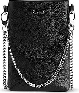 Zadig & Voltaire Rock Nano Bag in Black Leather ref.319175 - Joli Closet