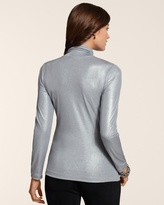 Thumbnail for your product : Chico's Liquid Shimmer Mock Neck Top