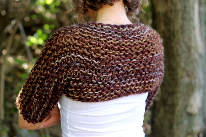 Etsy Highlands Inspired Brown Garden Shrug Hand Knitted Bolero Shoulder Outlander Gift Gift For Girlfriend