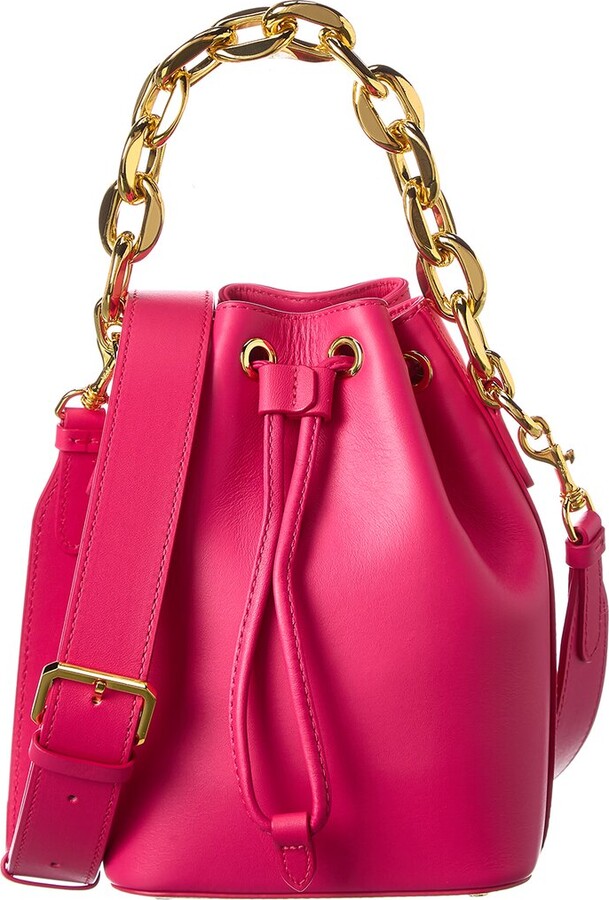 Mcm Mini Aren Mini Shoulder Bag In Rosa