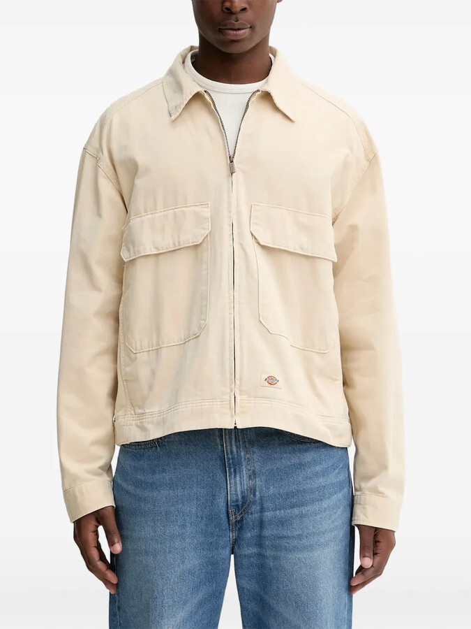 Dickies Fort Smith zip-up pocket overshirt