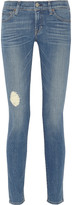 Thumbnail for your product : TEXTILE Elizabeth and James Debbie distressed mid-rise skinny jeans