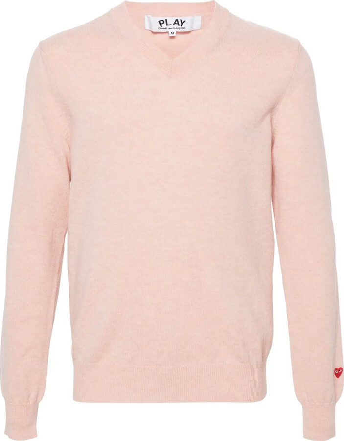 Comme des Garçons PLAY V-neck wool jumper