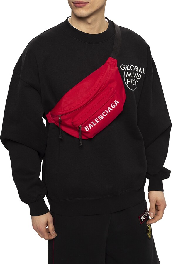 Balenciaga 'Wheel' Belt Bag Men's Red - ShopStyle
