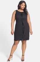 Thumbnail for your product : Adrianna Papell Beaded Sheath Dress (Plus Size)