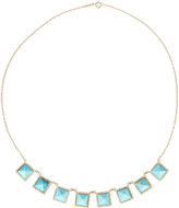 Thumbnail for your product : Jennifer Meyer Diamond, Turquoise & Gold Pyramid Necklace