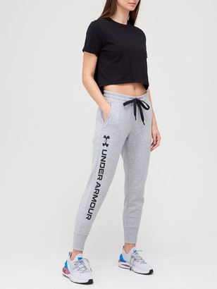 women's ua rival fleece shine joggers