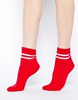 Thumbnail for your product : ASOS 2 Stripe Ankle Sock