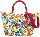 Thumbnail for your product : Dolce & Gabbana Kids floral print tote bag
