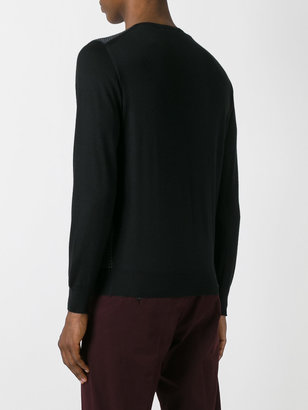 Cruciani embroidered knitted sweater