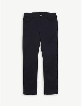Armani Junior Cotton-blend chino trousers 4-16 years