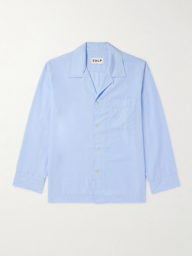 CDLP Camp-Collar Lyocell Pyjama Shirt