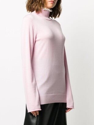 Undercover Ruffle-Neck Long Sleeved Top