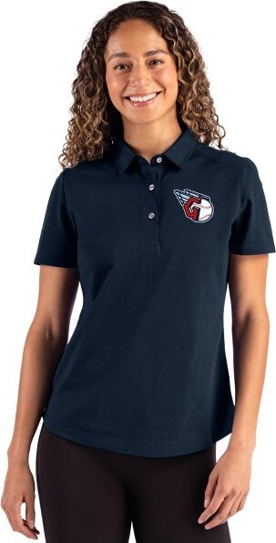 Cutter & Buck ClevelandGuardiansCutter&BuckAdvantageRefreshEpicConfidenceRecycledWomensTri-BlendPiquePolo-LibertyNavy-Medium